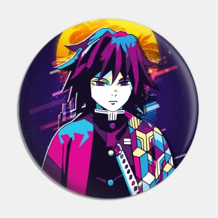 Giyu Demon Slayer Pin