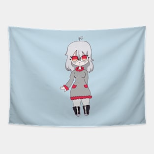 Cute Chibi Girl Mamoka Chan Tapestry