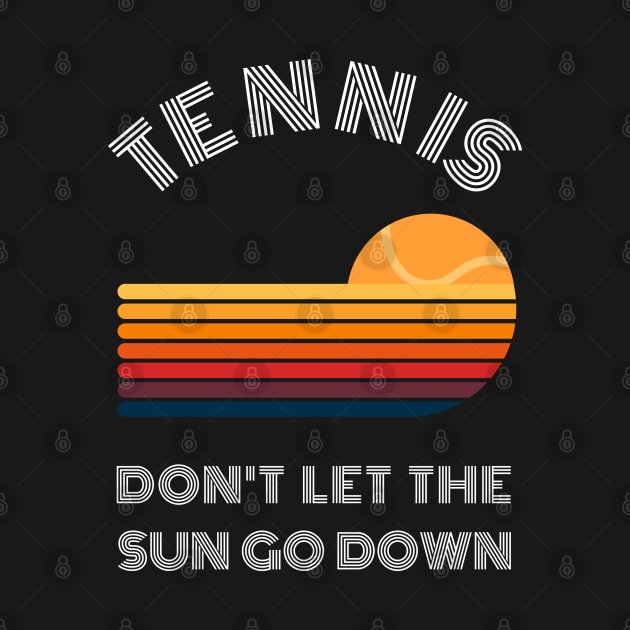 US Open: Don't Let The Sun Go Down by TopTennisMerch