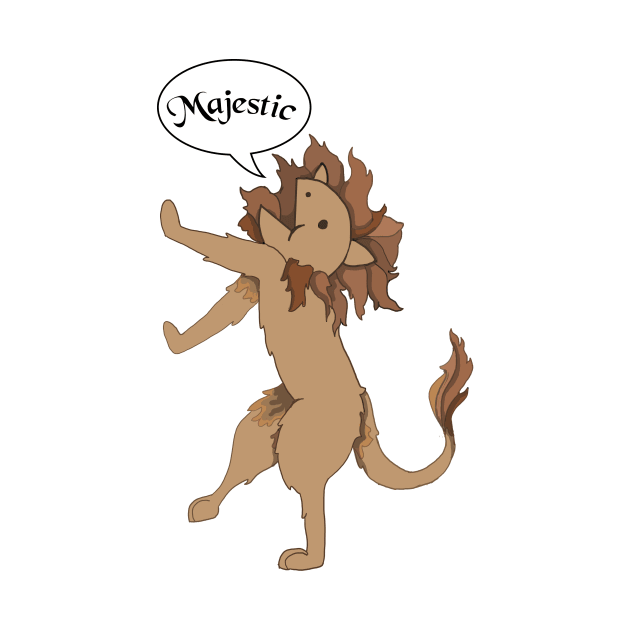 Majestic Lion by kwardart