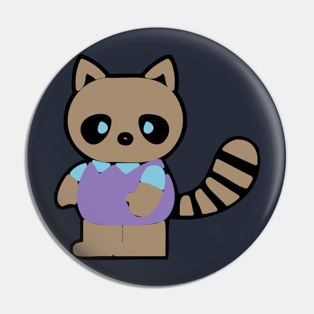 racoon stickers Pin by RD-Fijolek