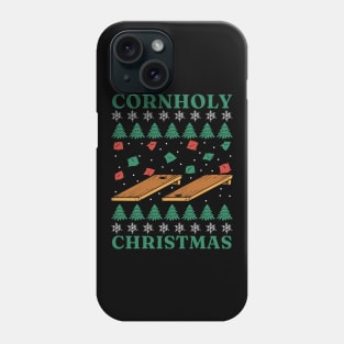 Funny Cornhole Ugly Christmas Sweater Phone Case