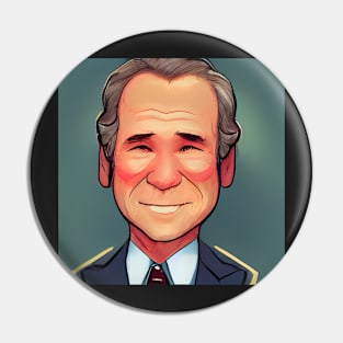 George W. Bush | Comics style Pin