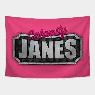 The Calamity Janes logo Tapestry