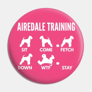 Airedale Training Airedale Dog Tricks Pin