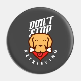 Don't Stop Retrieving Pin