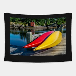 Two Kayaks Tapestry