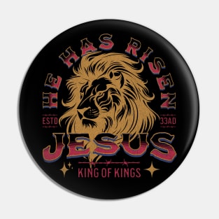 Jesus Christ - Tattoo Style Design - Gold Edition Pin