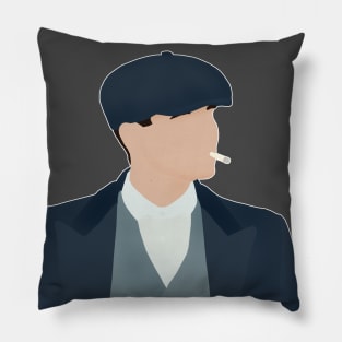 Tommy Shelby Peaky Minimal Tribute Design Pillow