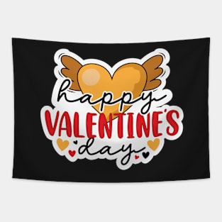 Valentine's Day Stickers - Happy Valentine's Day Tapestry