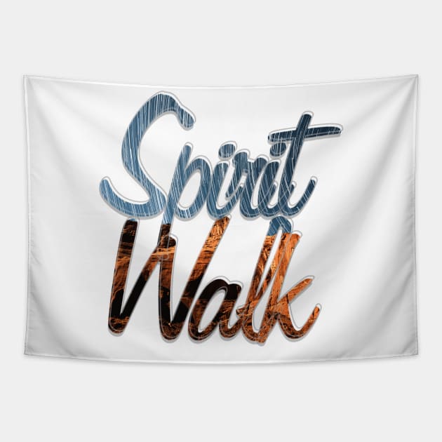 Spirit Walk Tapestry by afternoontees