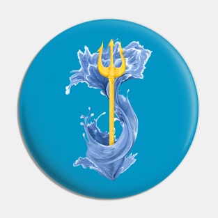 Poseidon Trident Pin