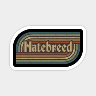 Hatebreed Vintage Stripes Magnet
