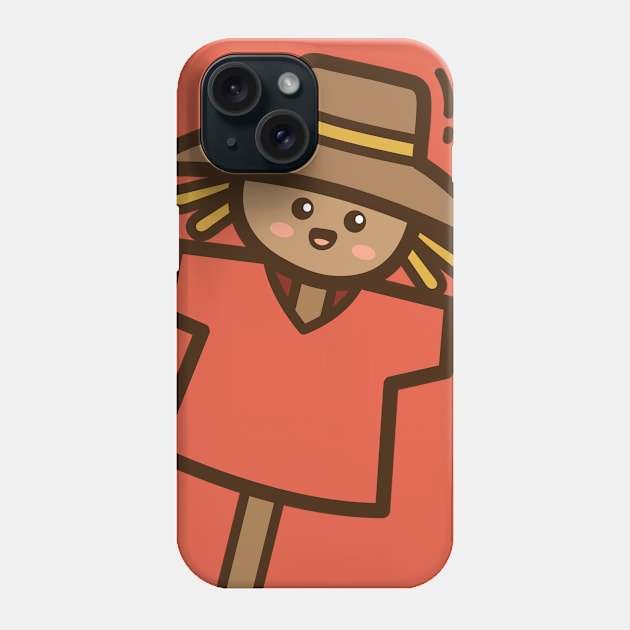 Cute Scarecrow Phone Case by yellowline