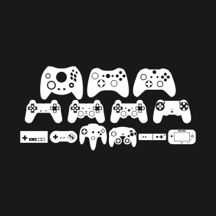 Gamepad Evolution (White) T-Shirt