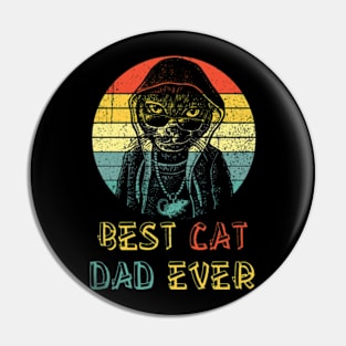 Best Cat Dad Ever Club 5 Pin