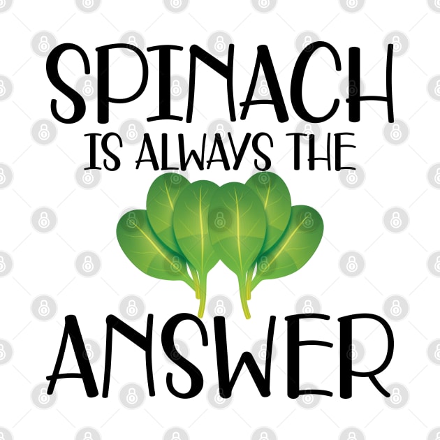 Spinach is always the answer by KC Happy Shop