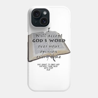 Acts 5:29 Phone Case