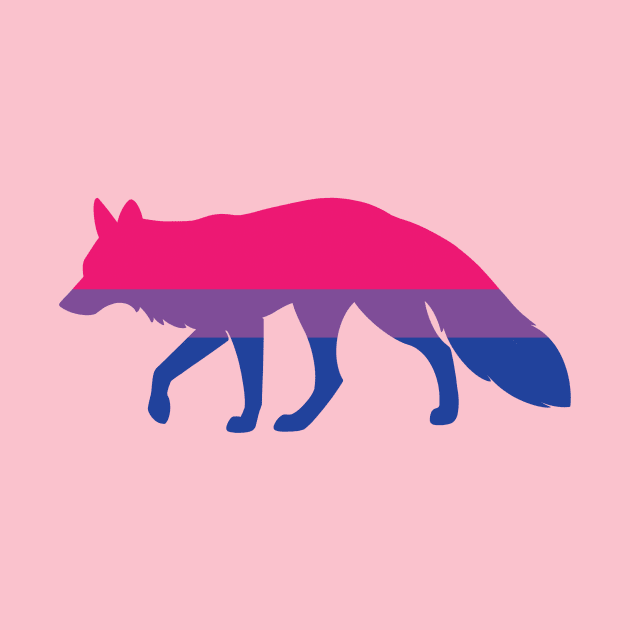 Pride Animals- Bisexual Fox by HeckHound