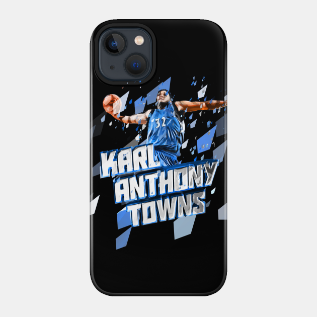 Karl Anthony Towns Artwork - Karl Anthony Towns - Phone Case