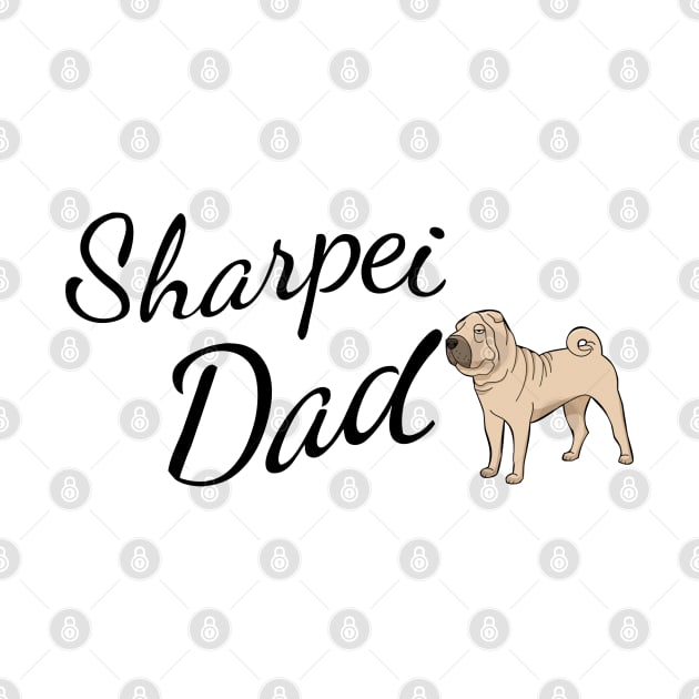 Sharpei Dad by tribbledesign