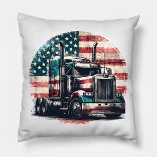 Truck Tractor Pillow