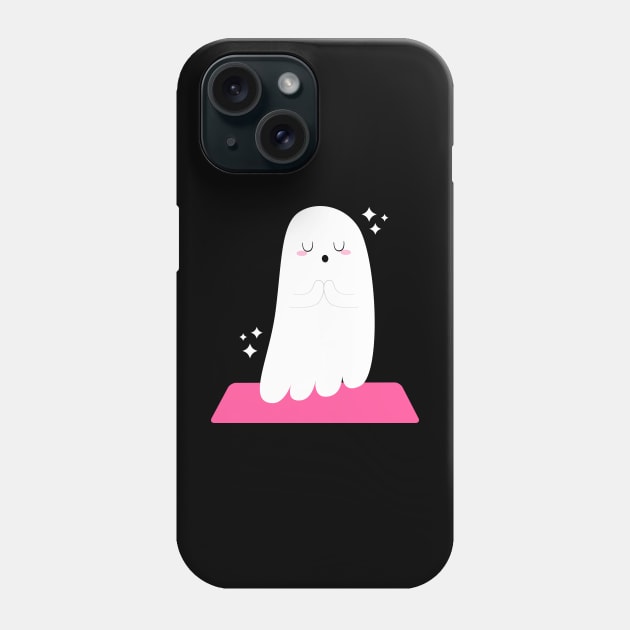 Ghost Yogi Phone Case by Kimberly Sterling