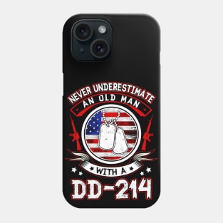 Sarcastic Us Army Veteran dd214 Phone Case