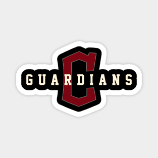 Cleveland Guardians 4 by Buck Tee Magnet