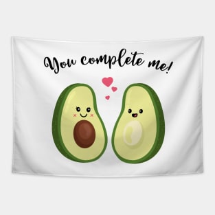 You complete me T Shirt- Avocado Couple-Valentines Day Gift Tapestry