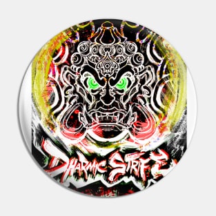 Dharmic Strife Inverted Punk Cover Pin