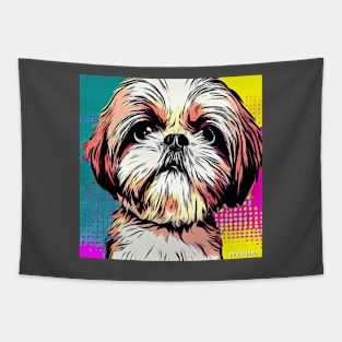 Shih Tzu Pop Art Tapestry