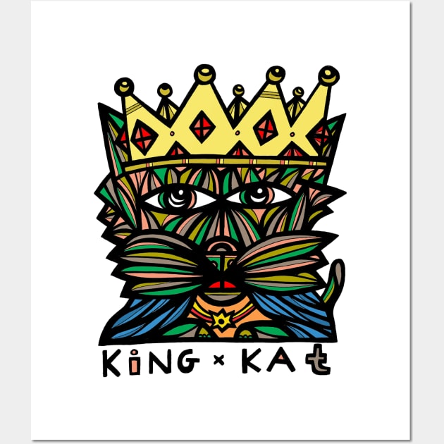 King Kat Wall Art by The BuddaKats