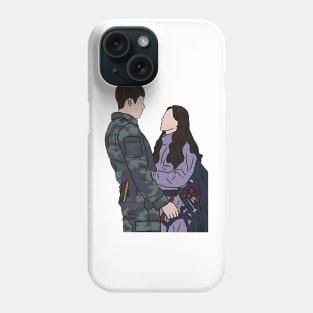 Crash Landing On You illustration - Kdrama Phone Case