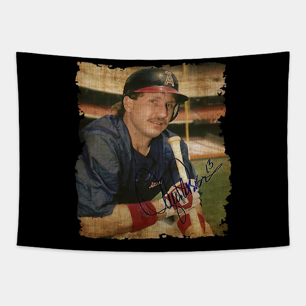 Lance Parrish in Detroit Tigers #2 Tapestry by TiiAR MANEH99 