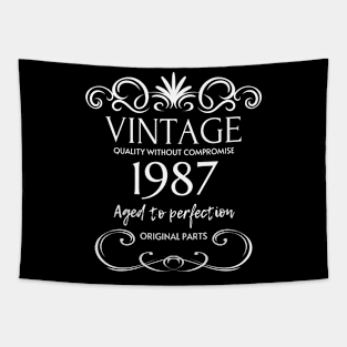 Vintage 1987 - Birthday Gift For Men Tapestry