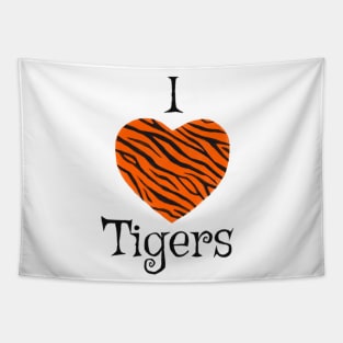 I Love Tigers Tapestry