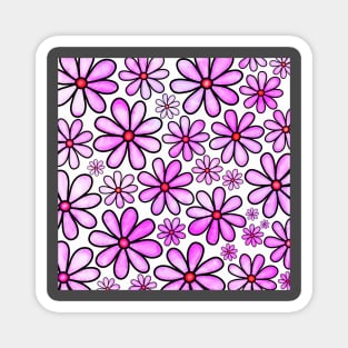 Flowers Pattern Magnet