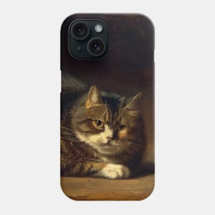 Vintage Cute Tabby Cat Phone Case