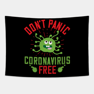 Don't Panic, Coronavirus Free Tapestry