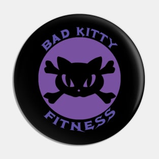 Bad Kitty Purple Pin