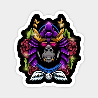 Cool kong with roses Magnet