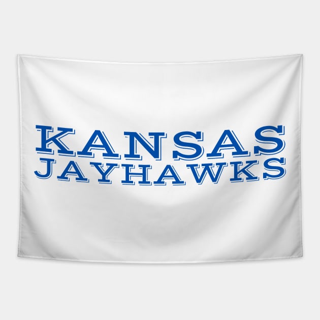 Kansas University (Blue) Tapestry by EMP