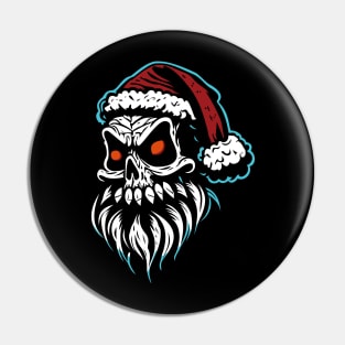 Santa Claus Skull Pin