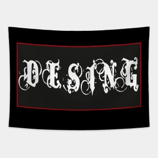 desing simple and funny Tapestry