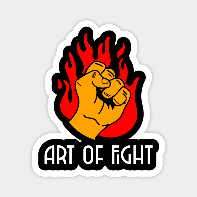 Art of Fight Magnet by Zodiac Mania