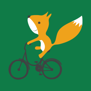 Squirrel On Bicycle T-Shirt