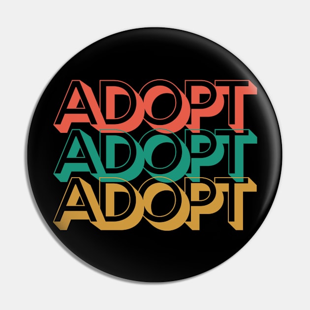 Retro Adopt Pin by Rev Store