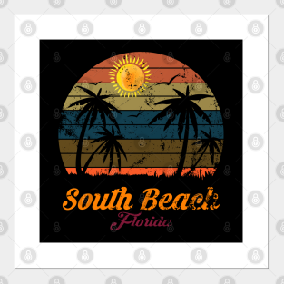South Beach Posters And Art Prints Teepublic