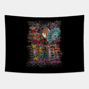 Love Heart gem stones Tapestry